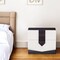 Homeroots 21" Gray Wood Two Drawer Nightstand 384011 - alternate 2