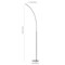 Jonathan Y Curva 64" Metal Minimalist Modern LED Integrated Floor Lamp, Chrome JYL9539A - alternate 2