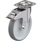 Blickle Swivel Plate Caster, TPR, 8", Brake LEX-TPA 200G-14-FI - alternate 1