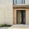 Vdomdoors Aluminum Door Cynex 6113 Natural Oak Entry Steel Metal Modern Painted W36+14xH80 Left Inswing CYNEX6113EXD-OAK-W36+14xH80-LH-I - alternate 4