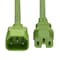 Startech.Com 6ft 1.8m Heavy Duty PDU Power Cord, IEC 60320 C14 to IEC 60320 C15, 15A 250V, 14AWG, Green 8915-4606-POWER-CORD - alternate 2