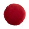 Homeroots 16" Red And White Cotton Velvet Round Christmas Striped Throw Pillow 719248 - alternate 3