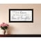 Homeroots Our Home Black Framed Print Wall Art 529662 - alternate 2