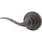 Kwikset Tustin Lever Interior Single Cylinder Handleset Trim, Venetian Bronze 966TNLLH-11P - alternate 2