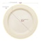 Smarty Had A Party 7.5" Ivory with Gold Edge Rim Plastic Appetizer/Salad Plates (120 Plates), 120PK 137G-CASE - alternate 4