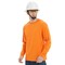 Protectx Long Sleeve T-Shirt, Polyester, Orange, M, 2 PK HV-L50CT190-OR-02-M - alternate 2