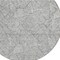 Homeroots 8' Gray And Ivory Round Floral Washable Indoor Outdoor Area Rug 594631 - alternate 4