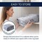 Jonathan Y Kisara Oushak Style Distressed Border Non-Slip Machine-Washable Blue/Light Gray 8ft x 10ft Area Rug PTN101C-8 - alternate 3