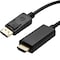 Sanoxy Display Port DP to HDMI Cable Adapter Converter Audio Video PC HDTV 1080P 60Hz (6FT) SNX-CABLE130 - alternate 1