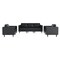 Flash Furniture HERCULES Artemis 3 Piece Black LeatherSoft Sofa and 2 Chair Set, 8 AC Outlets/4 USB/4 USB-C Ports ZB-8921-SET3-BLK-GG - alternate 1