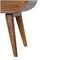Homeroots 21" Brown Solid Wood Round One Drawer Nightstand 651729 - alternate 3