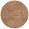 Homeroots 8' Brown And Beige Round Geometric Washable Indoor Outdoor Area Rug 596964 - alternate 5