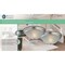 Boston Harbor Flush Mount Ceiling Fixture, 120 V, 60 W, A19 or CFL Lamp, Brushed Nickel Fixture F51WH02-1006-BN - alternate 2