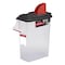 Grill Mark Polypropylene Storage Bin/Lid 20 lb. capacity 19 in. L X 10 in. W 1 pk 08303BLKPLTACE - alternate 1