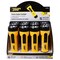 Powerzone High-Impact Flashlight, D Battery, D Battery, Krypton Lamp, 13 Lumens, 50 m Beam Distance, Yellow JL-L0013L - alternate 2