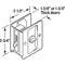 Primeline Tools Pocket Door Lock/Pull, 3-3/4" L N 7239 - alternate 2