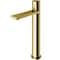 Vigo Gotham Single Handle Single-Hole Bathroom Vessel Faucet in Matte Brushed Gold VG03029MG - alternate 1