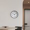 Clockswise Black 8-In Analog Clock - Silent, Non-Ticking for Wall, Office Desk, Table and Shelf,  QI004744.BK.8 - alternate 7