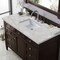 James Martin Vanities Brittany 48'' S Vanity, Burnished Mahogany w/ Victorian Sil Silestone Top w/ Wireless Charger 650-V48-BNM-FVSL - alternate 2