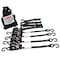Mytee Products 1inx12ft Retractable Ratchet Tie-Down Straps Kit w/ S hooks & Soft Loop Handle Bar. RS112R-KIT - alternate 1
