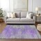 Homeroots 3' X 5' Purple Gray And Charcoal Abstract Washable Indoor Outdoor Area Rug 587170 - alternate 4