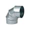 Imperial Adjustable Elbow, 8 in Connection, 24 Gauge, Galvanized GV0301-C - alternate 2