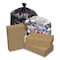 Pitt Plastics Eco Strong Can Liners, 60 gal, 1.35 mil, 38in x 58in, Black, Perforated Roll, 100PK EC385812K - alternate 2