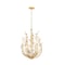 Troy Lighting Delmore 20.25in wide 6 Light Chandelier in Vintage Gold Leaf F4620-VGL - alternate 1