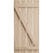 Ekena Millwork Rustic Four Board Spaced Board-n-Batten Riverwood Faux Wood Shutters w/Z-Board, 23 1/2W x 64H, PR SHUBSZ23X64RWPR - alternate 7