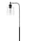 Jonathan Y Axel Modern 60" Iron/Seeded Glass Farmhouse Industrial LED Floor Lamp, Black JYL3079A - alternate 5