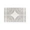 World Rug Gallery Bohemian Lines Washable Non Slips Area Rug 2 ft x 3 ft Ivory WR72IVORY2X3 - alternate 6