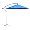 Pure Garden 10 Ft Offset Umbrella with Base, Hunter Green 50-LG1039 - alternate 1