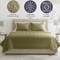 Lavish Home 3-Piece King Quilt Set Bedspread & 2 Pillow Shams with Embossed Diamond Pattern Lightweight Set 66-001-KG - alternate 3