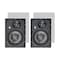 Monoprice Alpha In-Wall Speakers 8in Carbon Fiber 3-Way (pair) 34200 - alternate 1