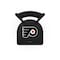 Holland Bar Stool Co 30" Blk Wrinkle Philadelphia Flyers Swivel Bar Stool, Ladder Back L01430PhiFly-B - alternate 2
