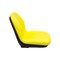 Uni Pro 133 Bucket Seat, Hinged Pan, Yellow Vinyl 8281 - alternate 5