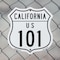 Signmission California Route Marker Shield Sign Us 1, 6 inch X 6 inch, Plastic Sign, 2PK SHI-P-2PACK-6-370 - alternate 2