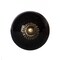Homeroots Set of Twelve Black And Gold Ceramic Drawer Pull Knobs, 12PK 358106 - alternate 1