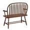 Homeroots 44in Dark Brown Solid Wood Bench 733253 - alternate 4