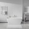 Anzzi Freestanding Tub, 59 in L, 30.31 in W, Brushed Nickel, Acrylic, Center FTAZ11459-473BN - alternate 3