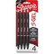 Sharpie S-Gel Pens, 0.5 mm Fine Pen Point, Black Ink, Gel-based, Black Barrel, 6PK 2096140 - alternate 3