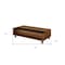 Homeroots 47" Brown and Black Wood Lift Top Coffee Table With Shelf 490520 - alternate 4
