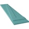 Ekena Millwork True Fit PVC, Two Board Joined Board-n-Batten Shutters w/Z-Bar, Pure Turquoise , 10 3/4W x 42H, PR TFP102BBF11X042PT - alternate 4