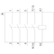Siemens INSTA contactor with 4 NO contacts Contact for 230 V AC 400V 40A Control AC/24 5TT5040-2 - alternate 4
