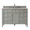 James Martin Vanities Brittany 48" Single Vanity, Urban Gray, w/ 3 CM Tajnar Eclos Top 650-V48-UGR-3TJR - alternate 1