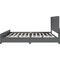 Homeroots Gray Inlaid Panels Wood Queen Bed Frame 569354 - alternate 3