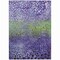 Homeroots 10' X 14' Purple Green And Black Abstract Washable Indoor Outdoor Area Rug 603106 - alternate 4