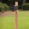 Architectural Mailboxes Patriot Medium Plastic Post-Mount Mailbox, Black GMB505BAM - alternate 2