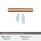 Amerock Revolve 3 inch (76mm) Center-to-Center Champagne Bronze Cabinet Pull, 10PK 10VMP36851CZ - alternate 2