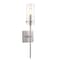 Jonathan Y Cato 4.5" 1-Light Bohemian Farmhouse Iron/Glass LED Vanity, Nickel/Clear JYL7805B - alternate 1